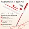 120 Unique Colors (No Duplicates) Gel Pens Set for Adult Coloring Books Art Markers